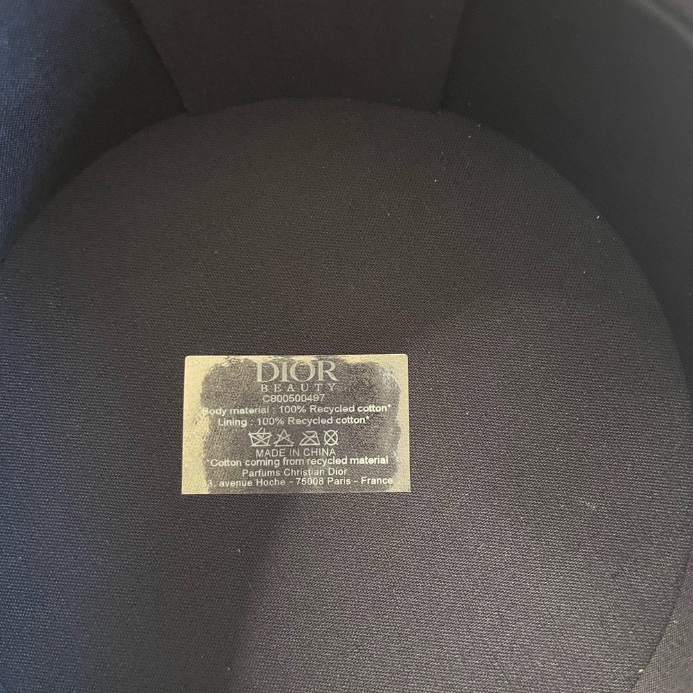 DIOR Beauty Vanity Case Round Makeup Bag With Mirror NEW! - Picture 6 of 7